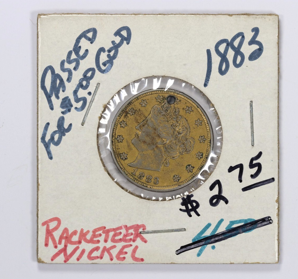 1883 Racketeer Liberty Nickel 5C