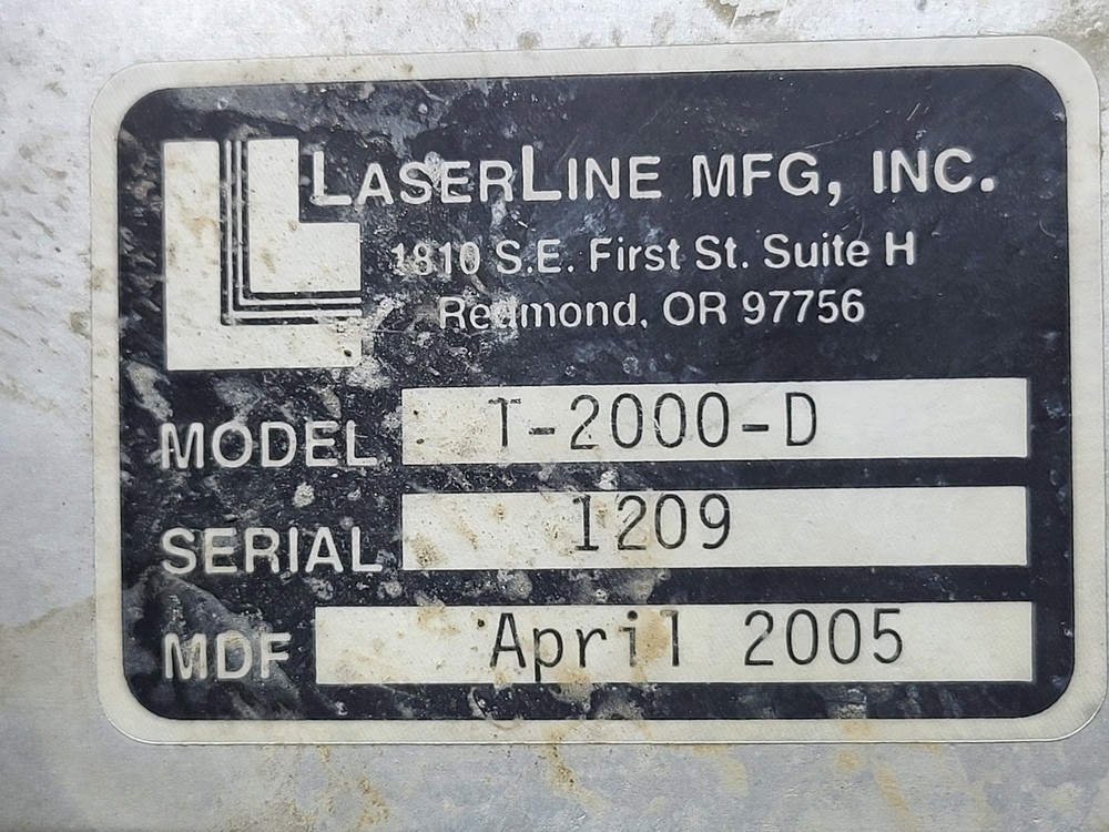 2005 LASERLINE T-2000-D Long Range Alignment Laser