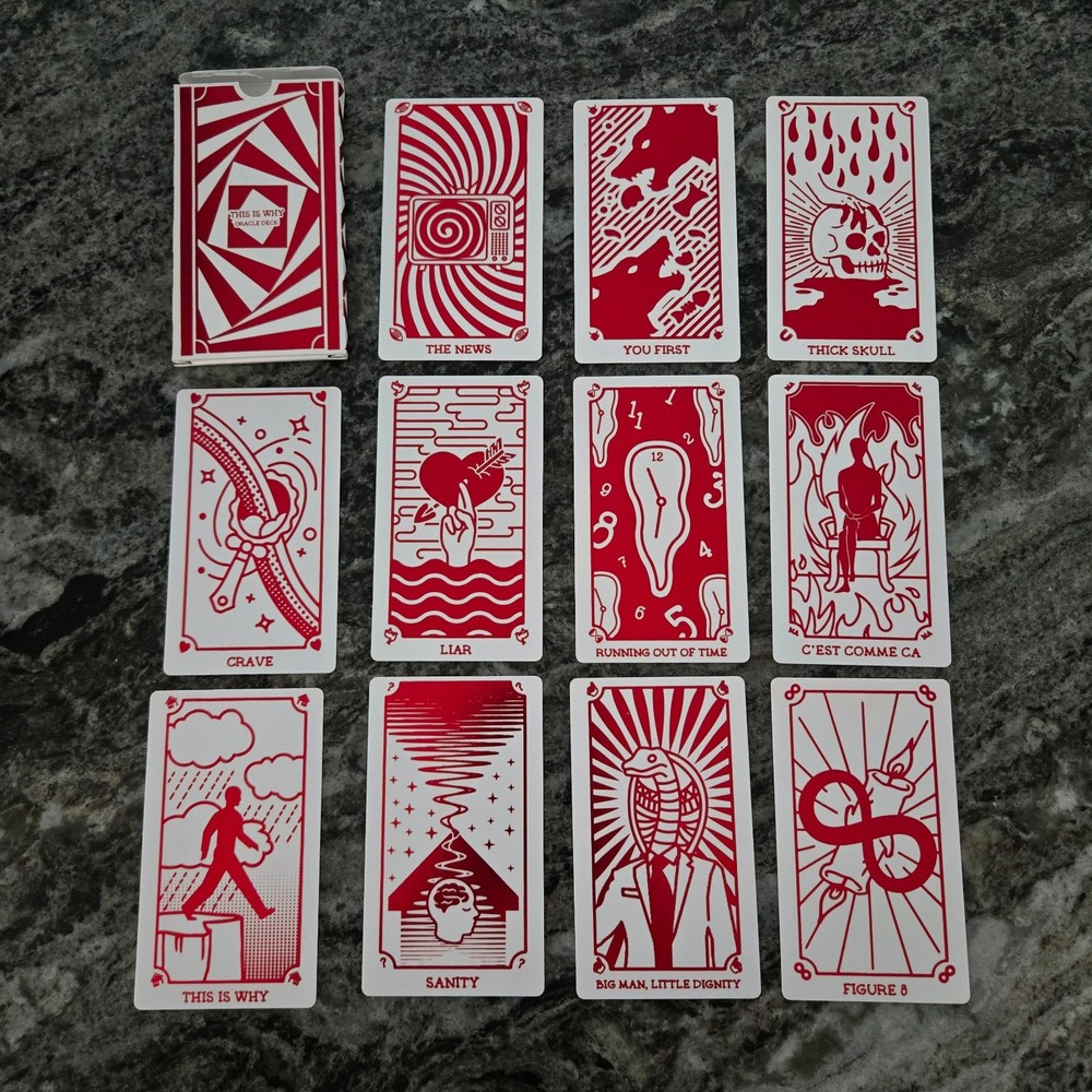 This Is Why Tracklist Tarot Cards / Paramore Oracle Deck