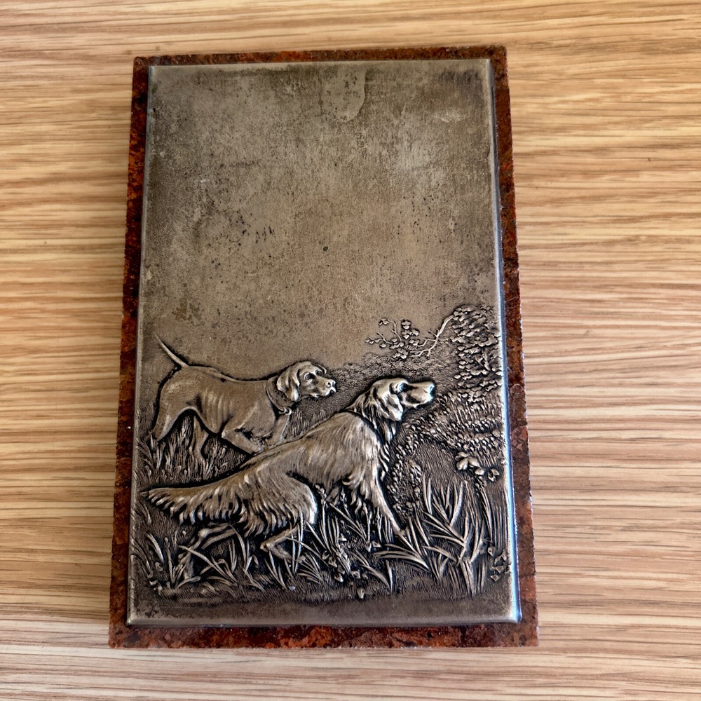 Antique Russian Silver Table Paperweight