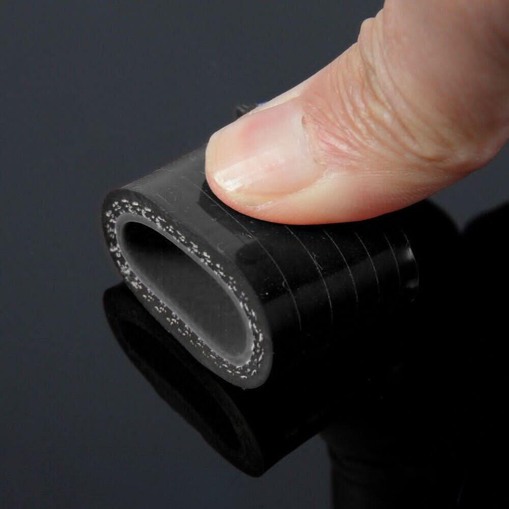 Silicone Radiator Heater Hose Kit For Honda Civic D15 D16 EG EK 1992-2000 Black