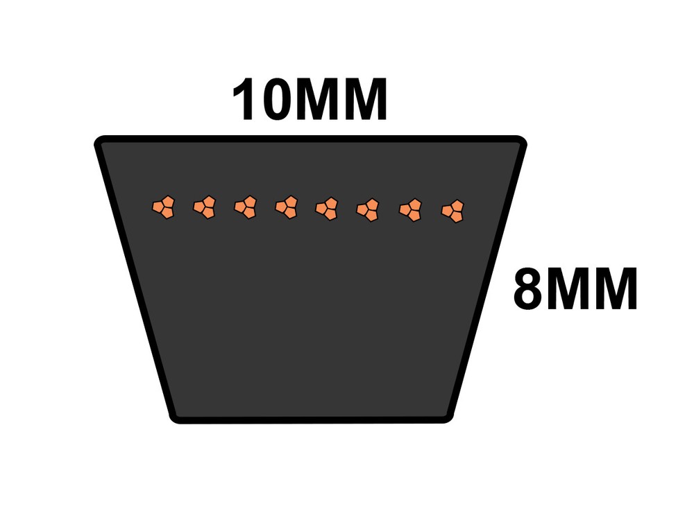 SNAPPER INC 12353 Replacement Belt