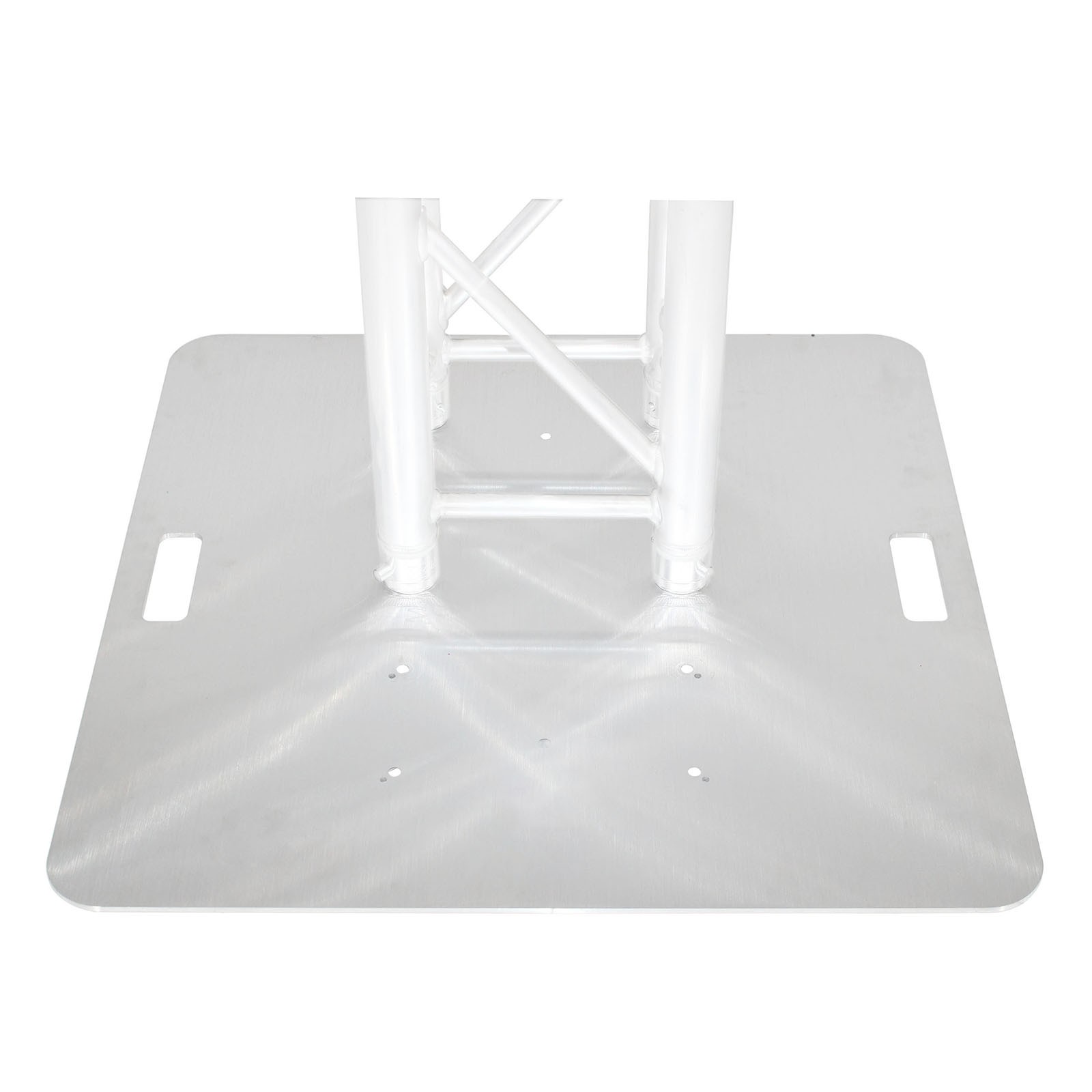 30"x30" 6mm Lighting Stand Square Aluminum Trussing Base Plate For 12"x12" Truss