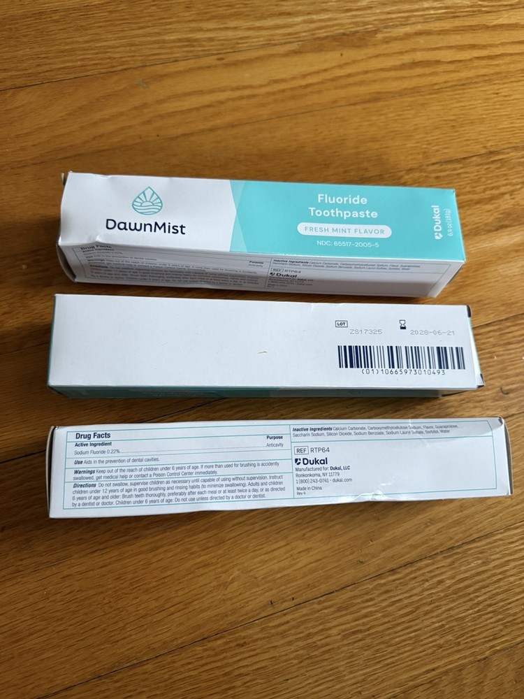 Dawn Must Toothpaste Fresh Mint