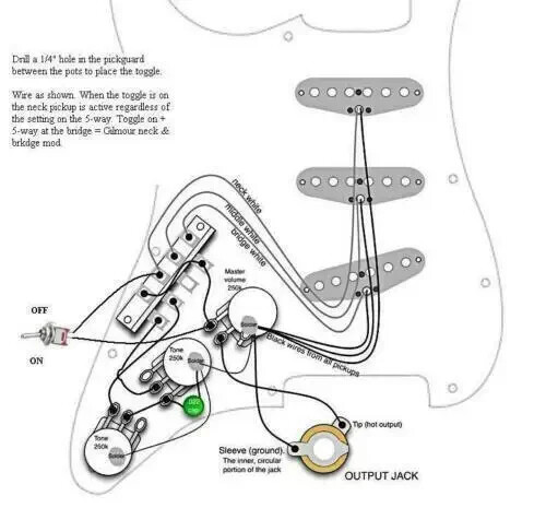 Pre-wired panel 7-way multi-function switch wiring configuration 250K 500K