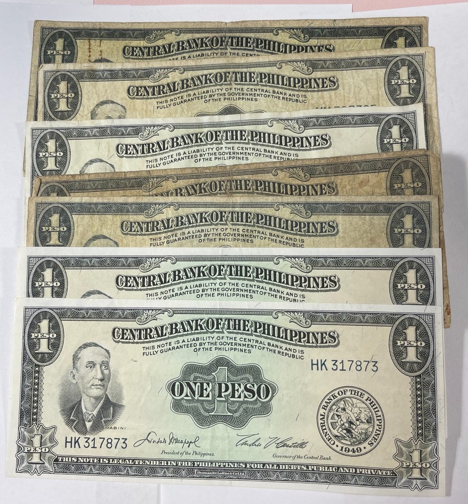 Philippines 10 Mixed Notes (#128)