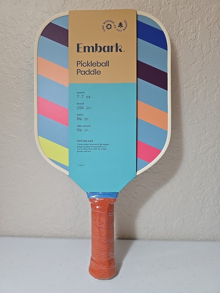Embark Pickleball Paddle Striped