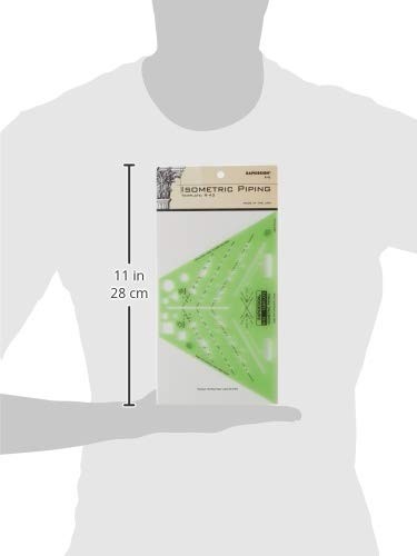 Isometric Drafting Template Technical Drawing Stencil Tool