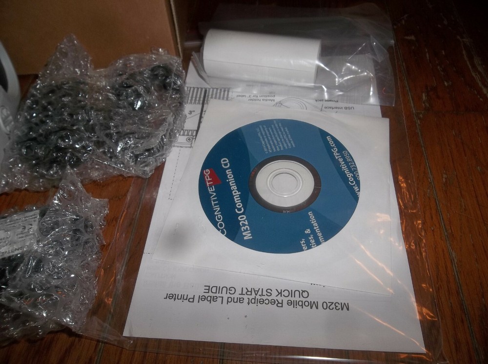 COGNITIVE TPG M3 PRINTER, M320-Y010-100, M320, Mobile Receipt Label Printer Kit
