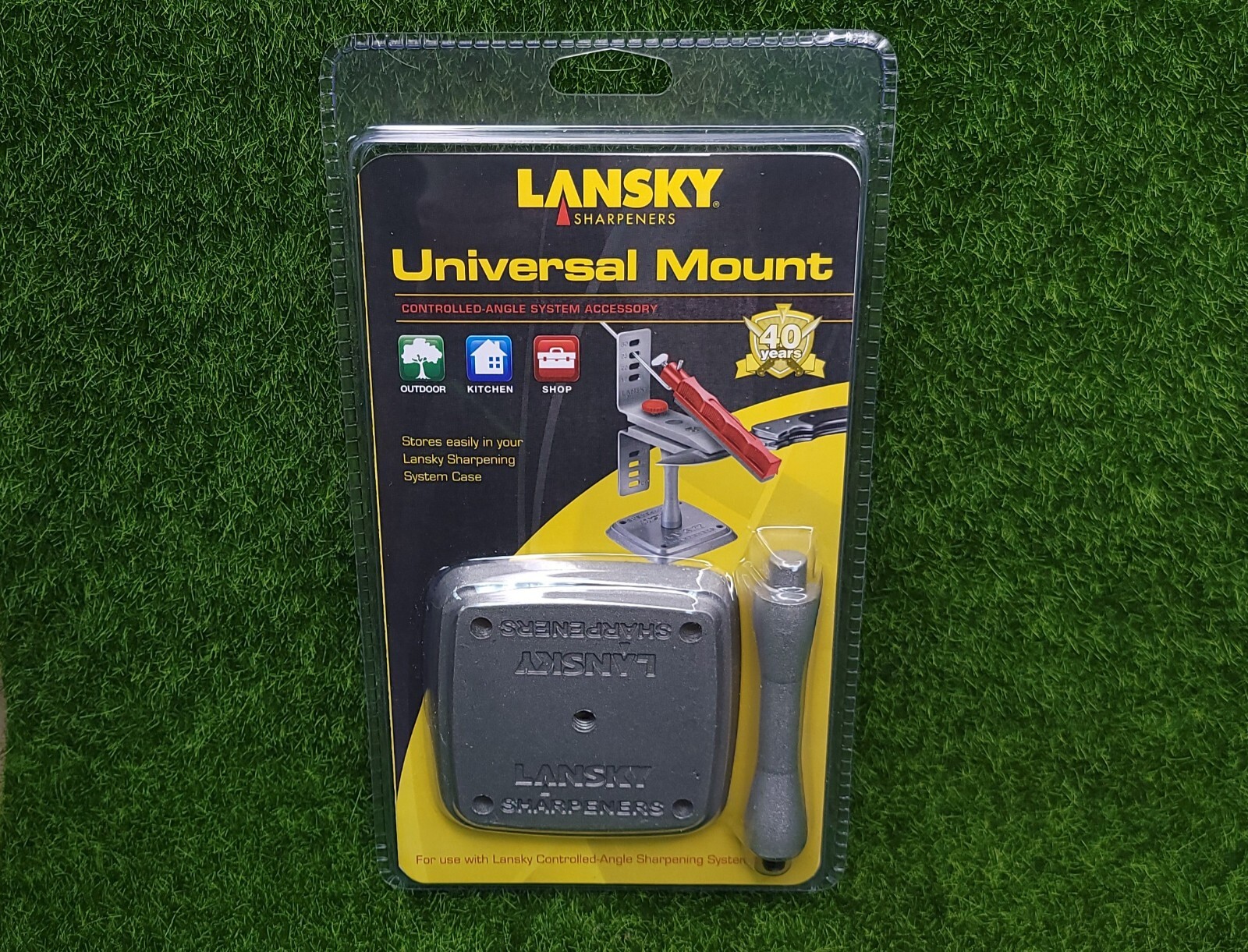 Lansky Lightweight Aluminum Universal Sharpening Mount, 360° Rotation - LM009