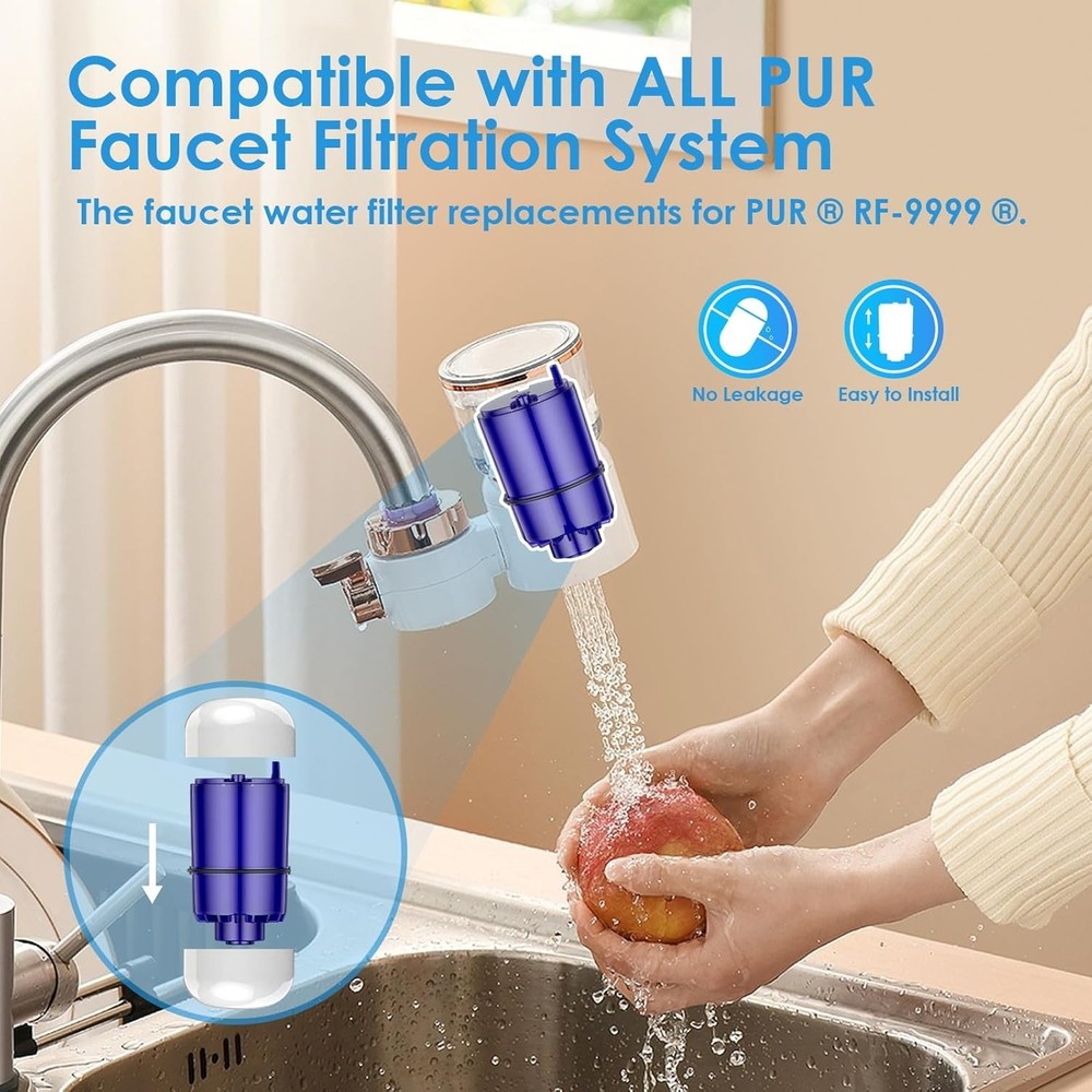 Faucet Water Filter Replacement Fit for All PUR - 2 Pack