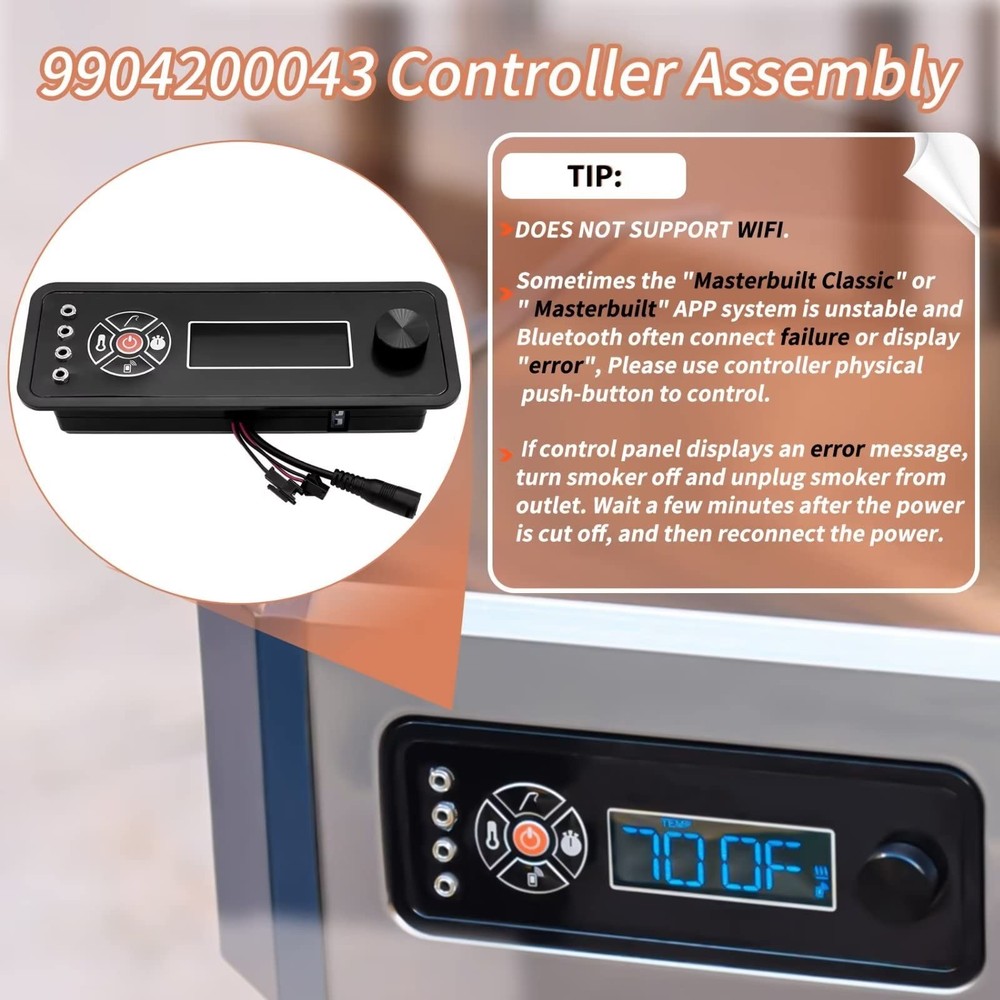 9904200043 Controller Compatible with Masterbuilt Gravity 800