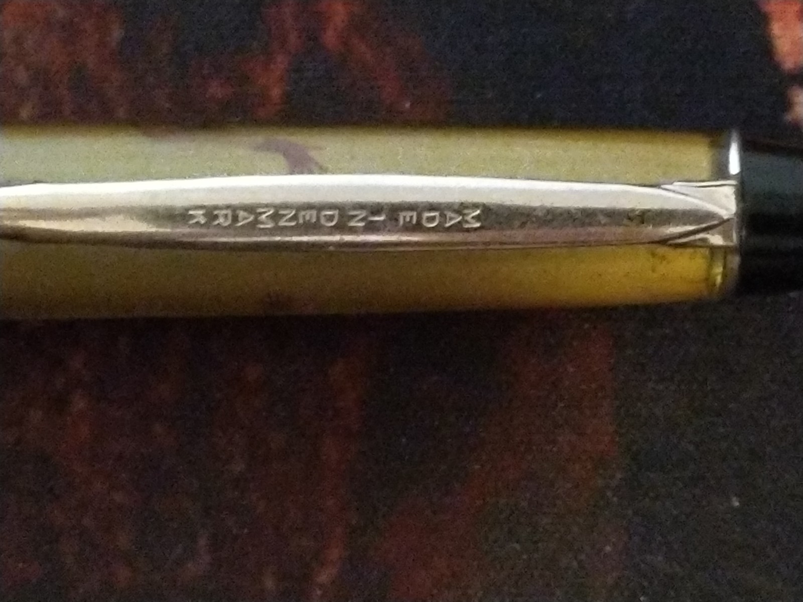 Vintage Stripper Naked Lady Floaty Pen & Pencil Made in Denmark