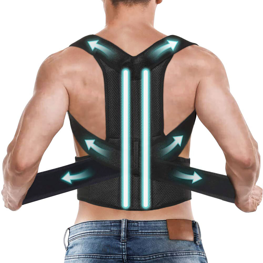 Adjustable Posture Corrector Heavy Lifting Back Support Belt Secure Safety Work
