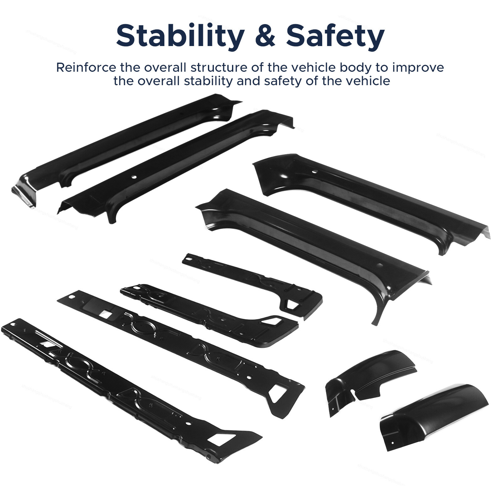 Fits 2007-2013 Chevy Gmc Crew Cab Pickup Inner Outer Rocker Panel Cab Corner Set