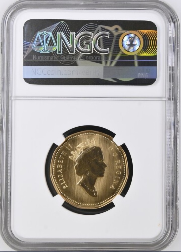 TOP POP - 2000 Canada $1 Loon Specimen NGC SP 69
