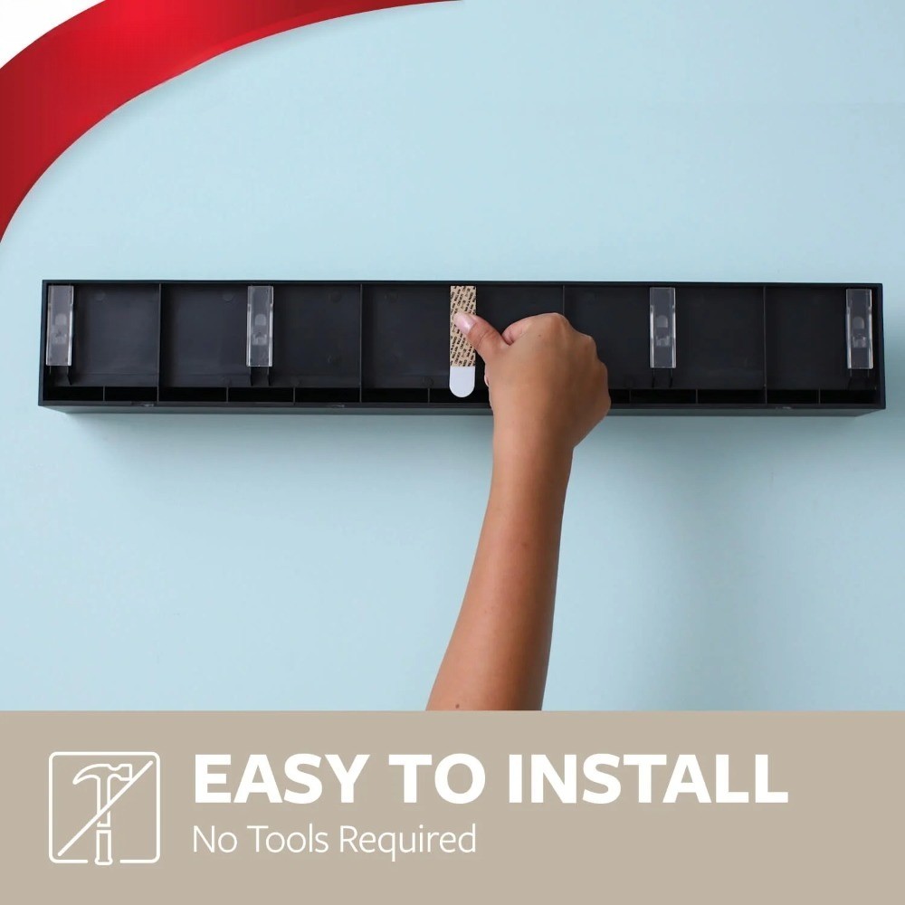 (2 pack) Damage Free Decorating, 1 Ledge and 10 Command Strips