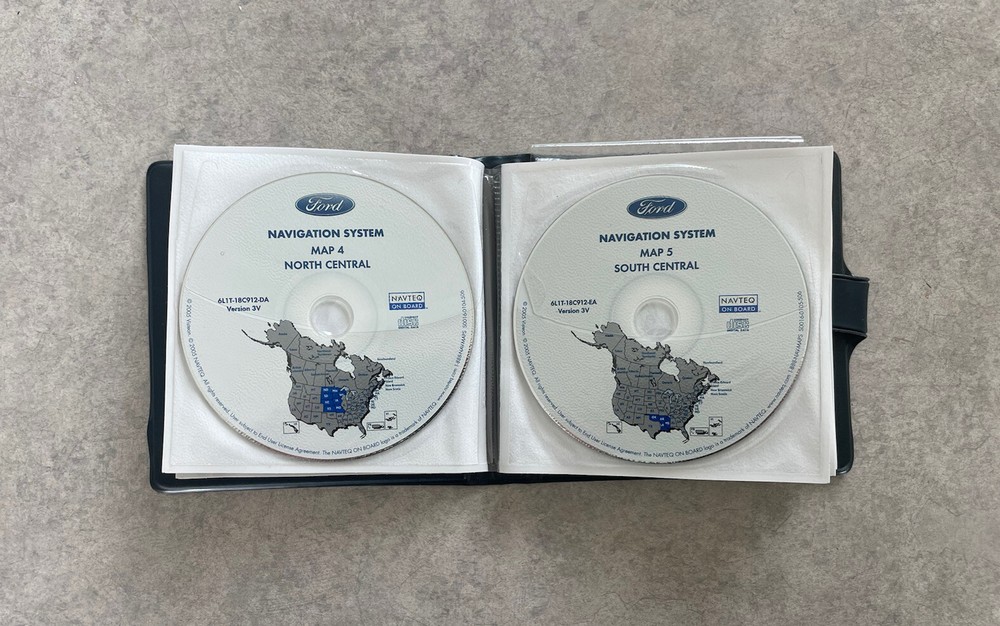 2004-2006 Ford Expedition Navigation Cd set Ak/canada