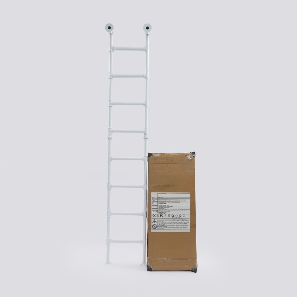 8-step Ladder Bunk Bed Stair High Loft Attic Eight Steps Ladders Multi-function