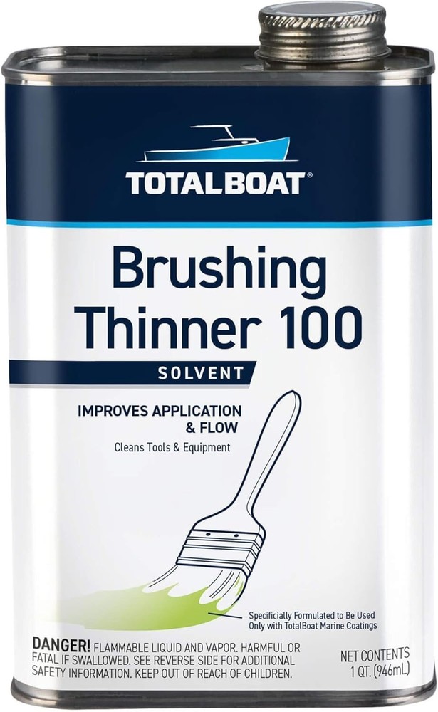 Optimized Brushing Thinner 100 Quart - Ideal for Solvent-Based Marine Paints