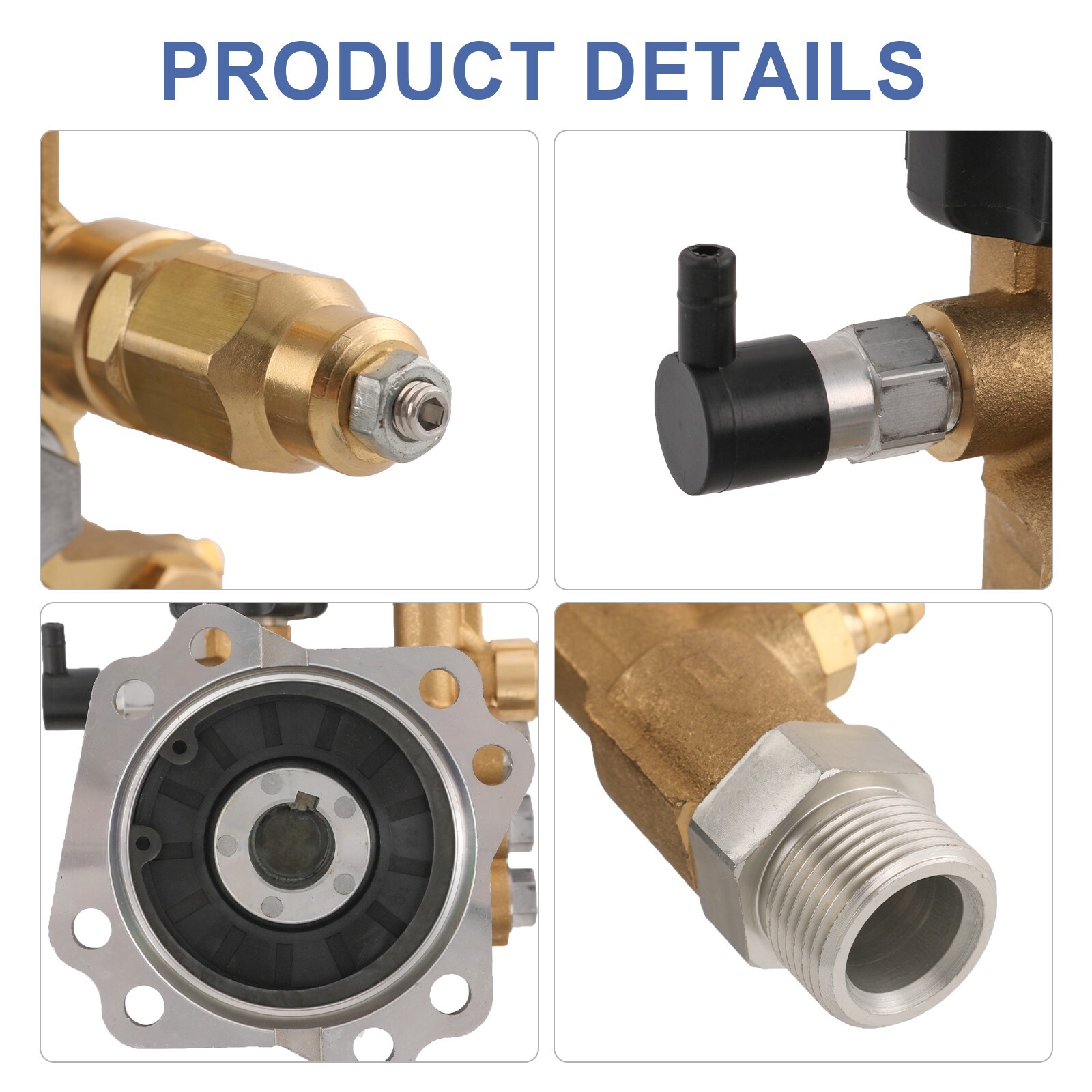 RMV2.5G30 PRESSURE WASHER PUMP AXIAL, 2.5GPM 3000 PSI, 3400 RPM, 3/4" SHAFT