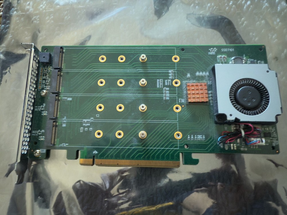 Highpoint Technologies SSD7101A-1 RAID NVME Controller Card UPGRADED