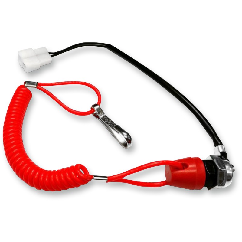 K&S TECHNOLOGIES Panel-Mount Kill Switch Tether Line - Black - 120100P