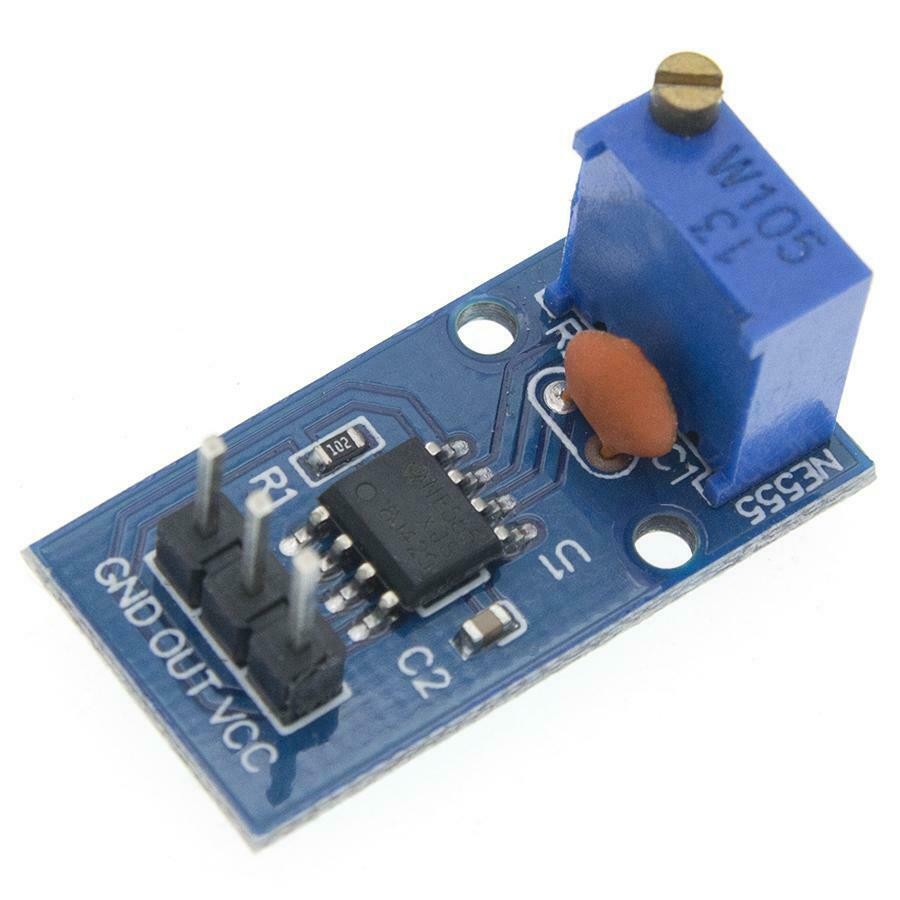10pcs NE555 Duty Cycle Pulse Frequency Adjustable Square Wave Generator Module