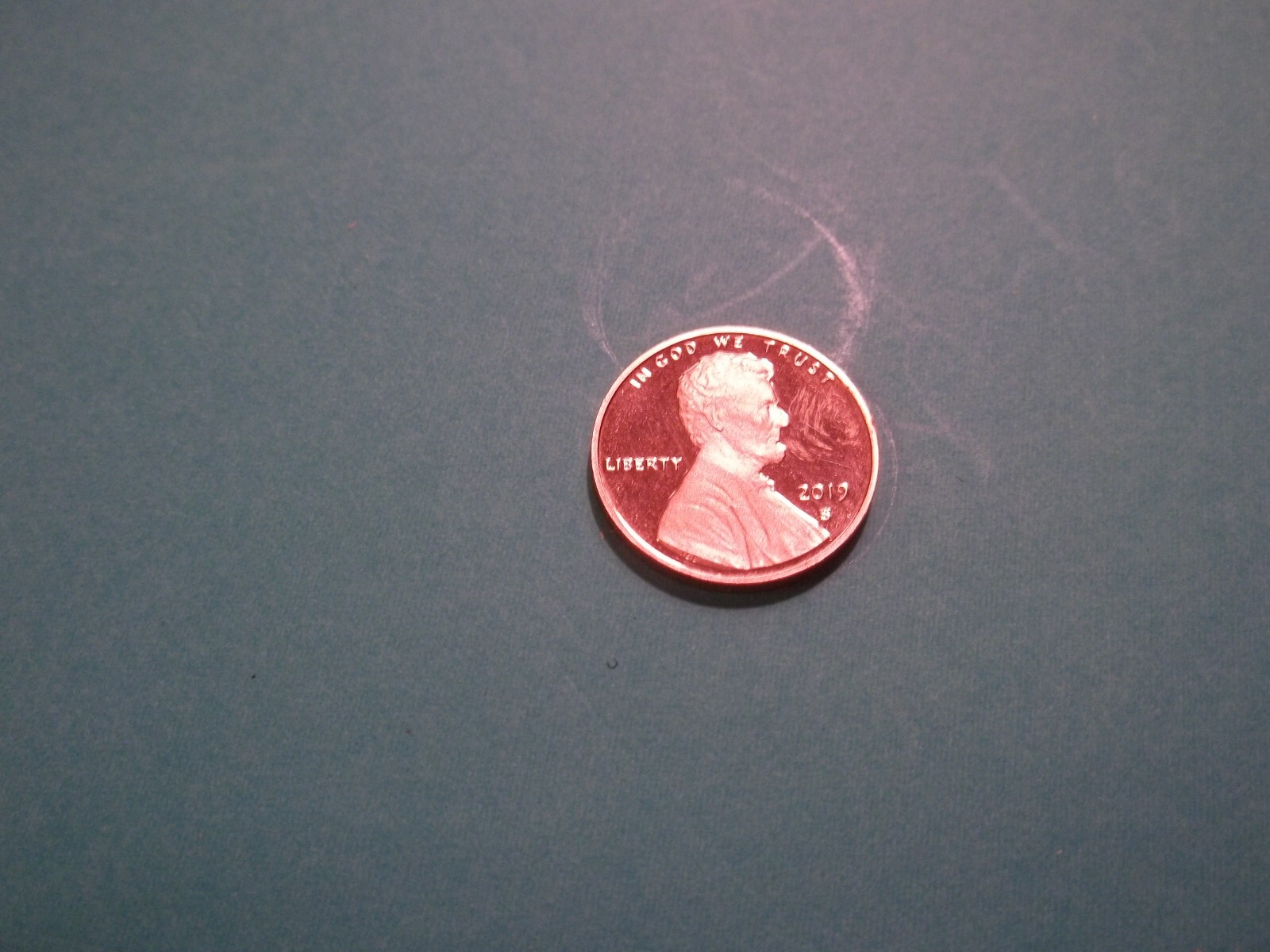 2019 "S" Proof Gem Lincoln Cents taken from PROOF Sets