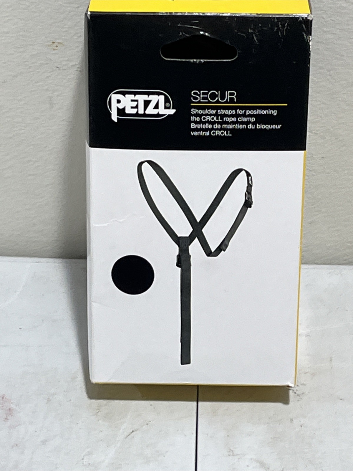 Petzl Secur Shoulder Straps Caving Chest Harness for Petzl Croll
