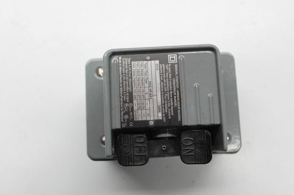 SQUARE D 2510FW1 2003 SER.B MANUAL STARTER UNMP