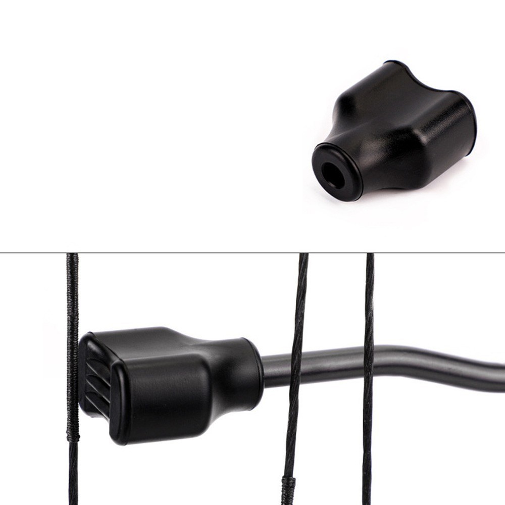 Long lasting rubber bowstring vibration absorber for 7 6mm stop strings