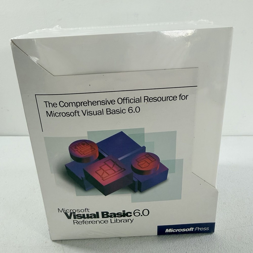 Microsoft Visual Basic 6.0 Reference Library 1998 Microsoft Press 3 Book Set