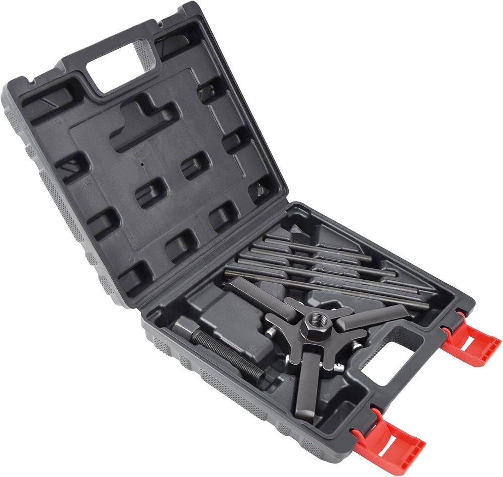 Harmonic Balancer Puller Kit, Adjustable 3-Jaw Puller for Removing Harmonic Damp