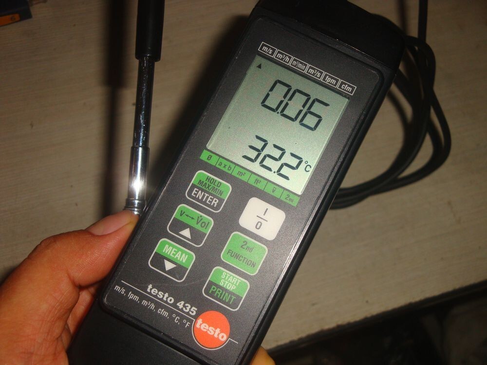 Testo 435 Multifunction A hot-wire Anemometer With Probe