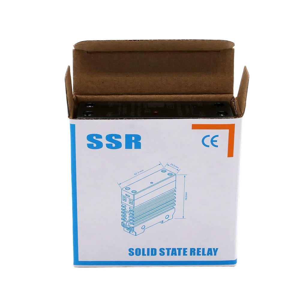 SSR 25 DD Solid State Relay DC to DC Input 3-32V DC Output 3-75V DC with Radi...