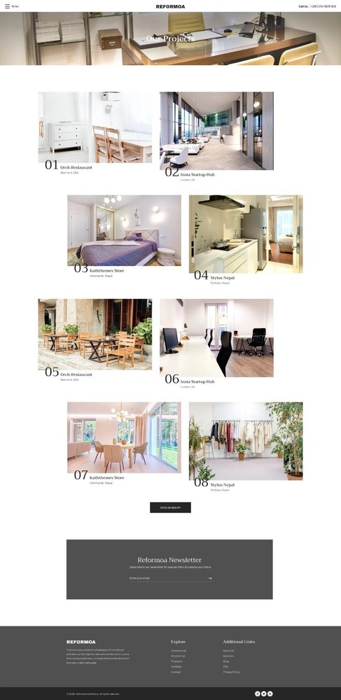 Architecture & Interior Design Theme - Wordpress Elementor Template Kit