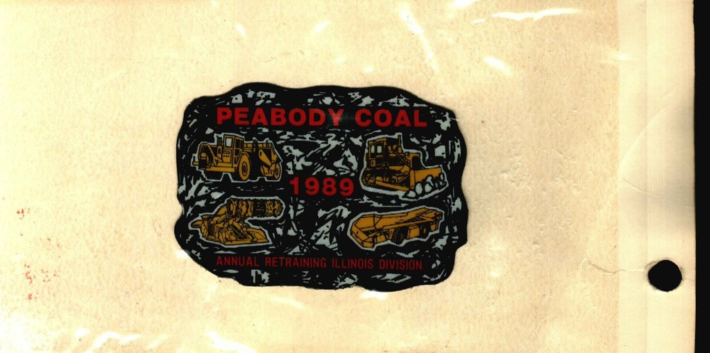NICE  PEABODY  COAL CO COAL MINING STICKER # 676