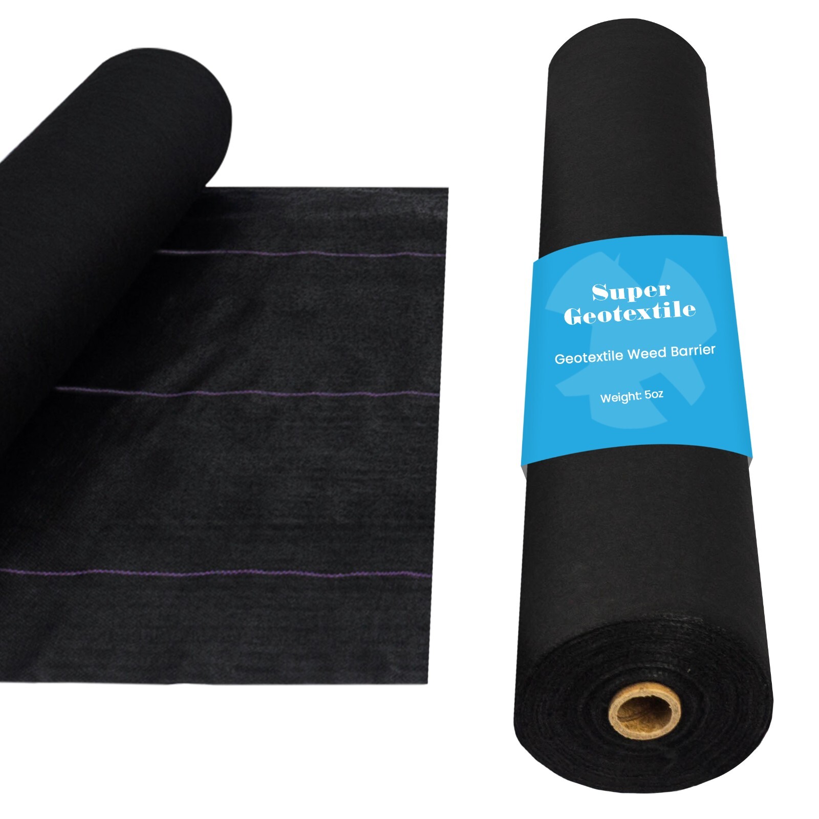 Super Geotextile Professional 5oz Geotextile Weed Barrier - Landscape Fabric