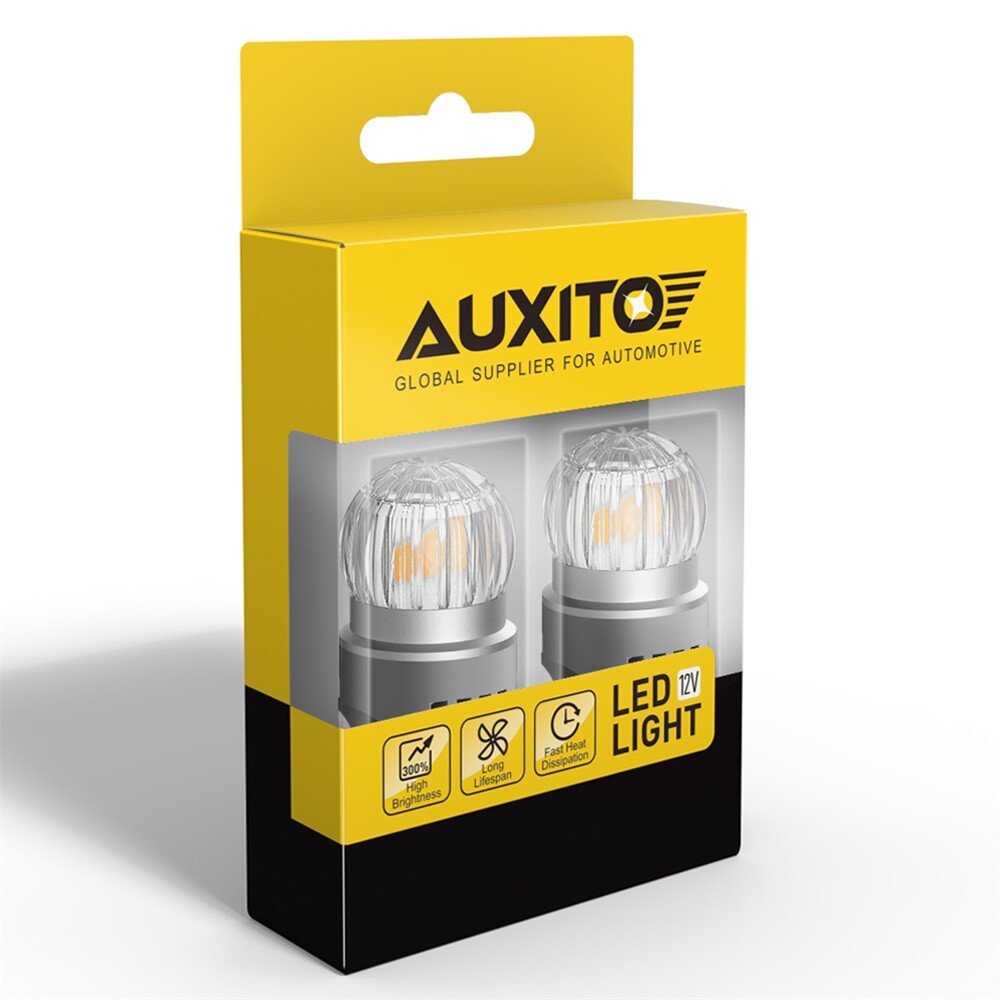 AUXITO Amber 7443/7440 LED Front Turn Signal Light Bulb No Hyper Flash Canbus 6T