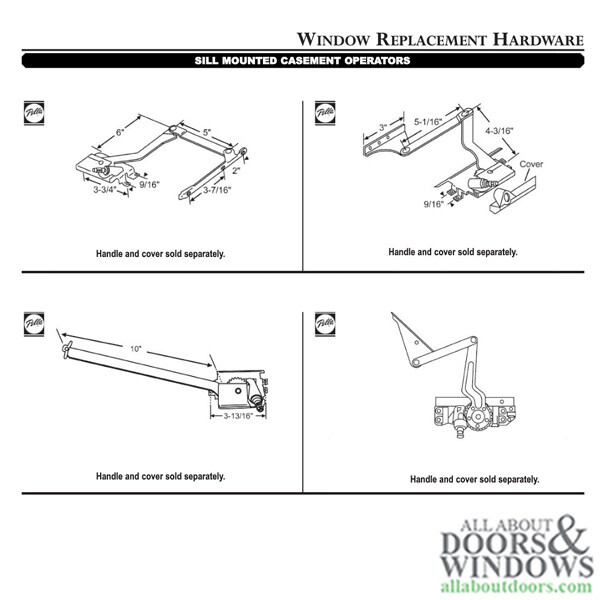 Pella Casement Window Operator Left Hand Roto Operator For Windows 2000 Present