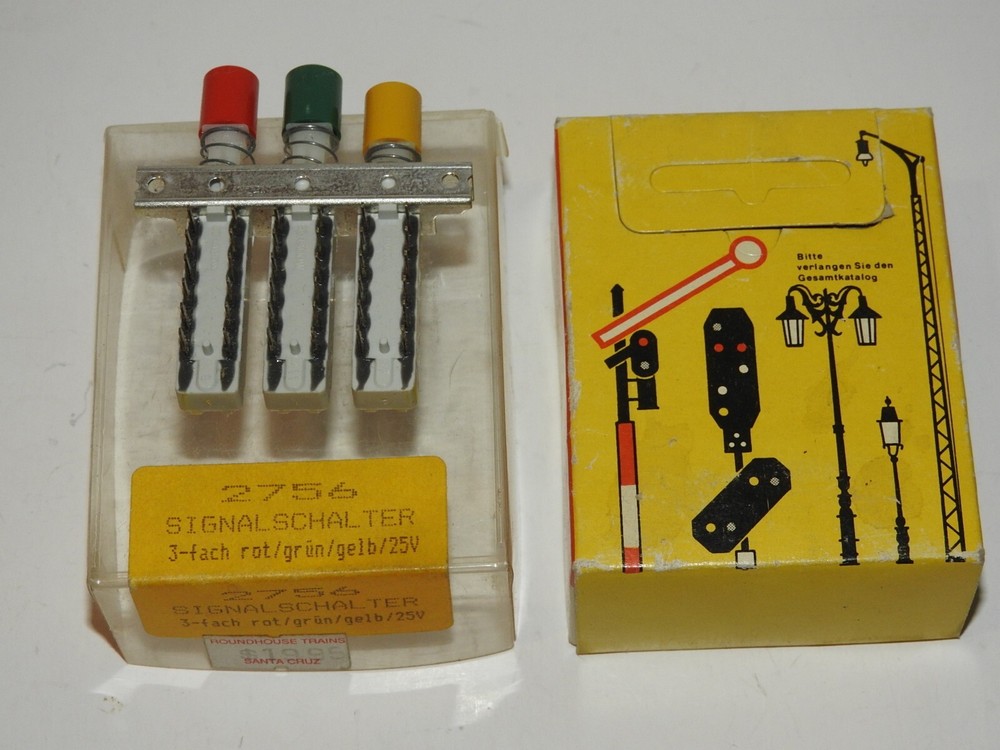 BRAWA GERMANY #2756 SIGNAL SWITCH WITH INSTRUCTION SHEET