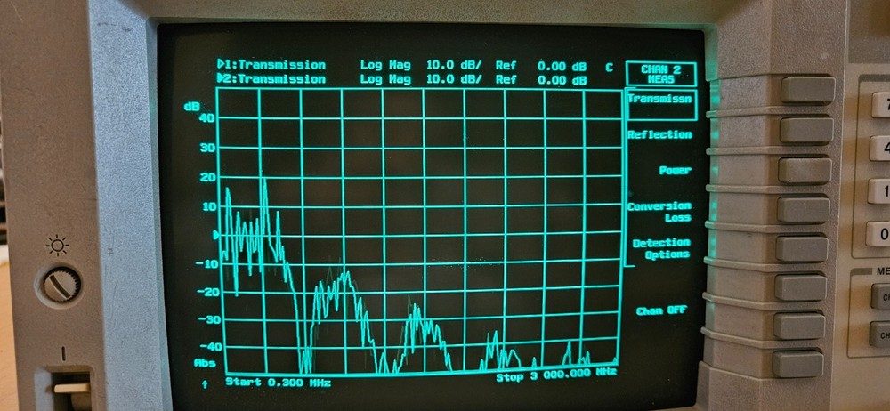 HP Agilent Keysight 8713B Network Analyzer 300kHz - 3GHz Opt 1C2 BASIC Prog Lang
