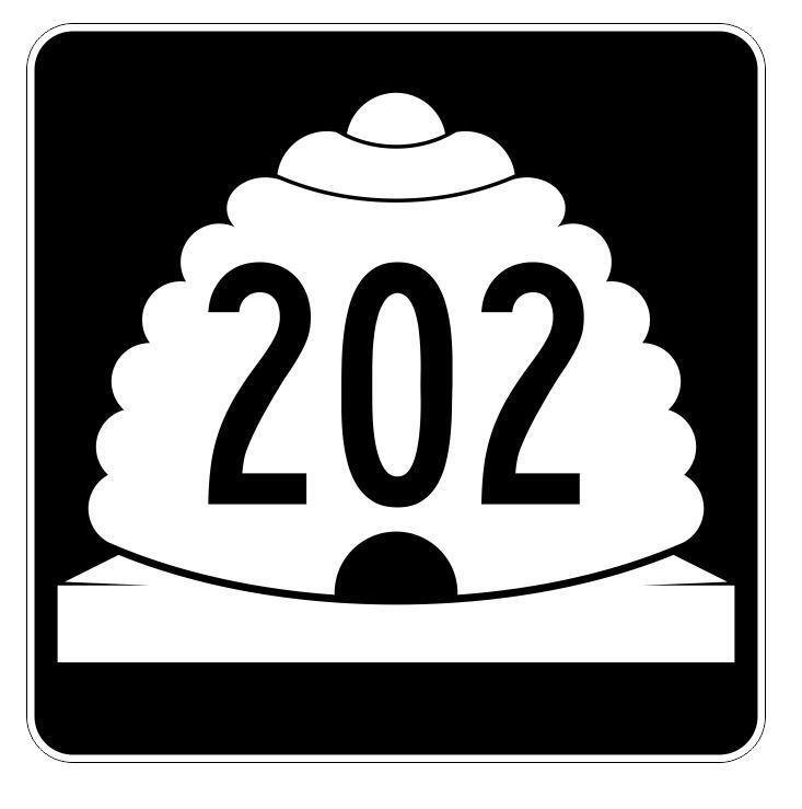 Utah State Highway 202 Sticker Decal