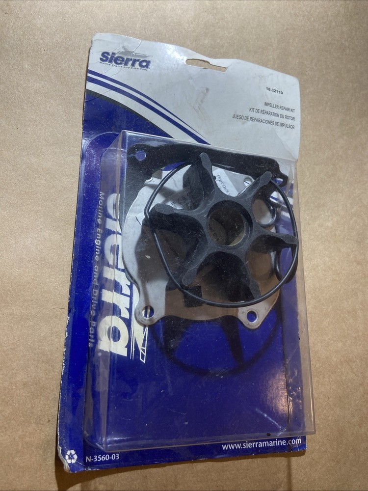 Sierra Impeller Kit Display Pack 18-3211D Evinrude & Johnson Replacement