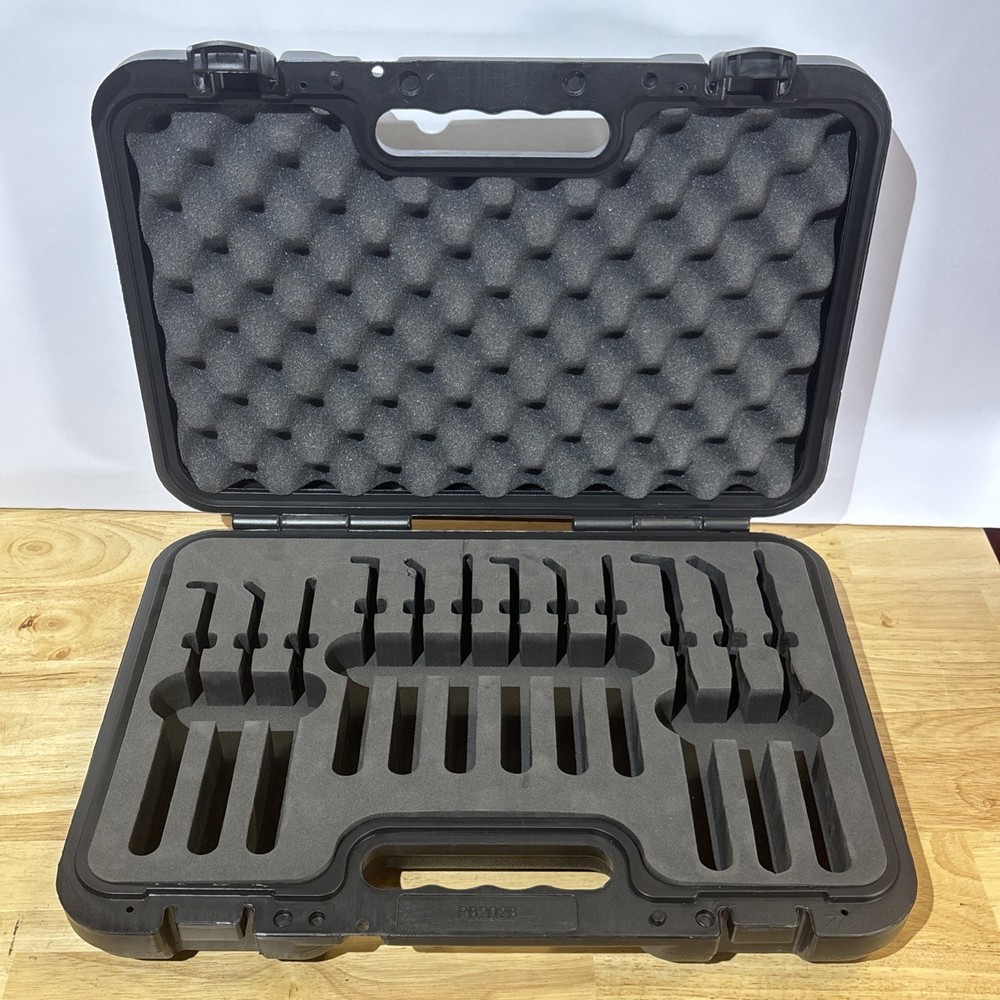 Snap On Tools 12pc Soft Grip Master Snap Ring Plier Set CASE & FOAM ONLY PB202B
