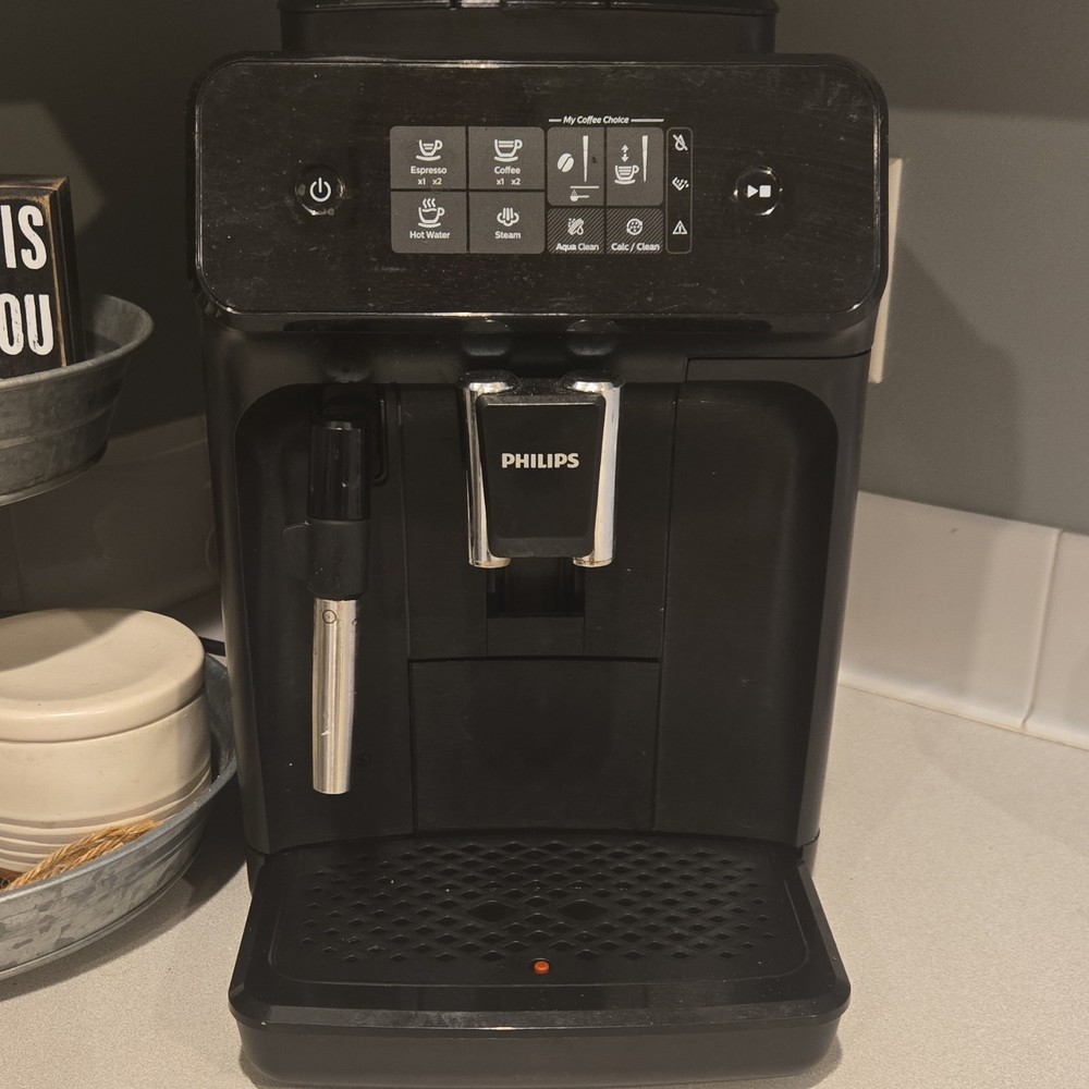 Philips 1200 Automatic Espresso & Coffee Machine Whole Bean Black Digital