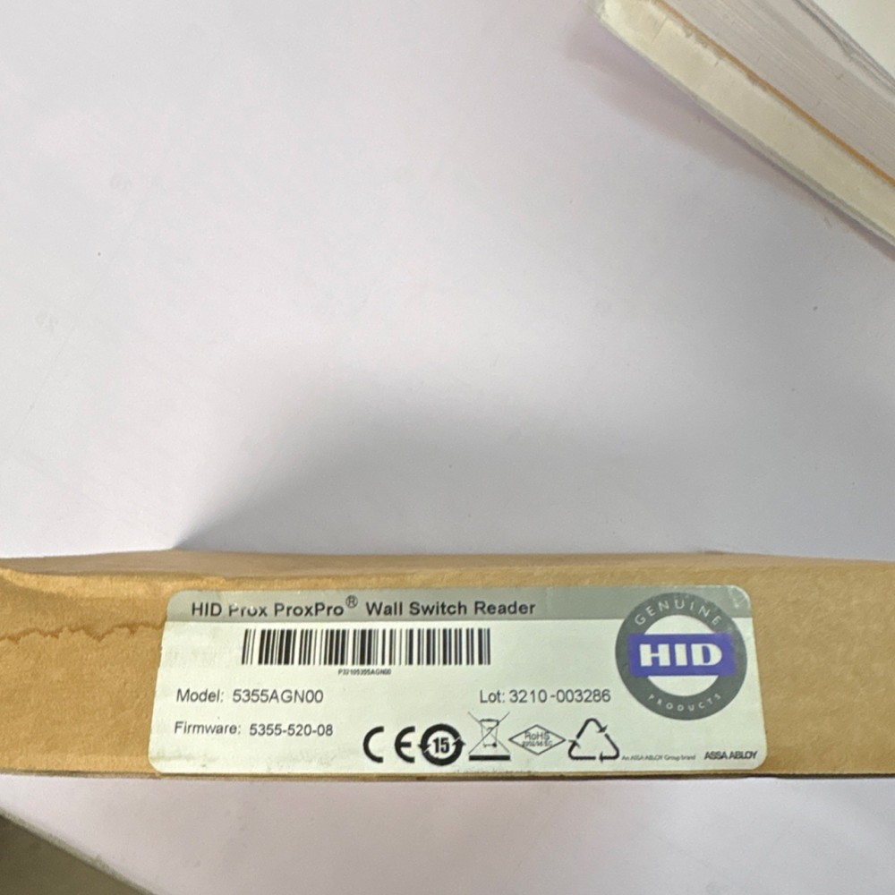 HID ProxPro Wall Switch RFID Reader 5355AGN00