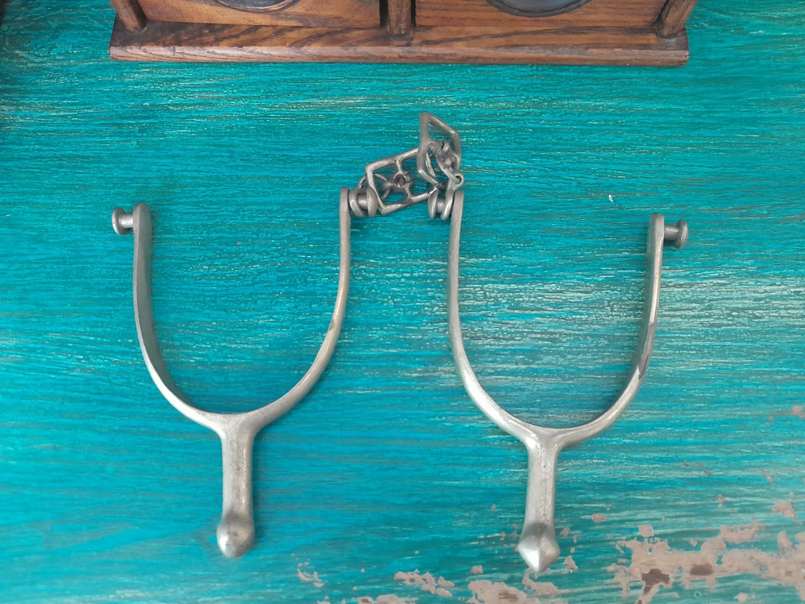 WW1 Calvary Spurs Stamped U.S. WL / AB Pre- 1926