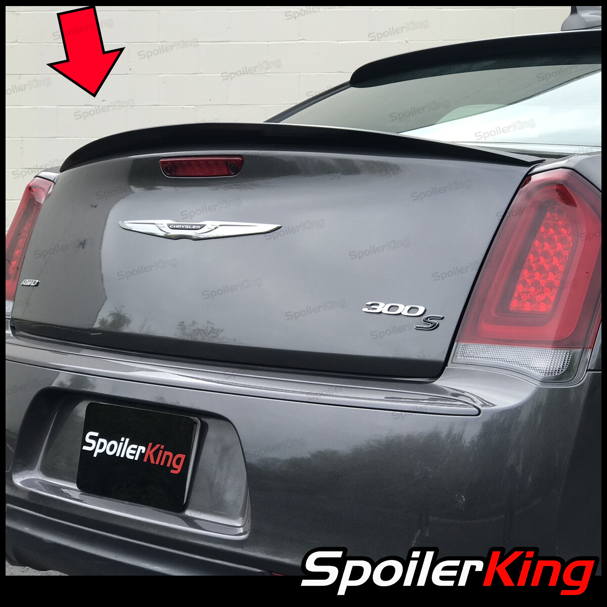 SpoilerKing 284K Universal 30"- 55" Custom Rear Polyurethane Trunk Spoiler Wing